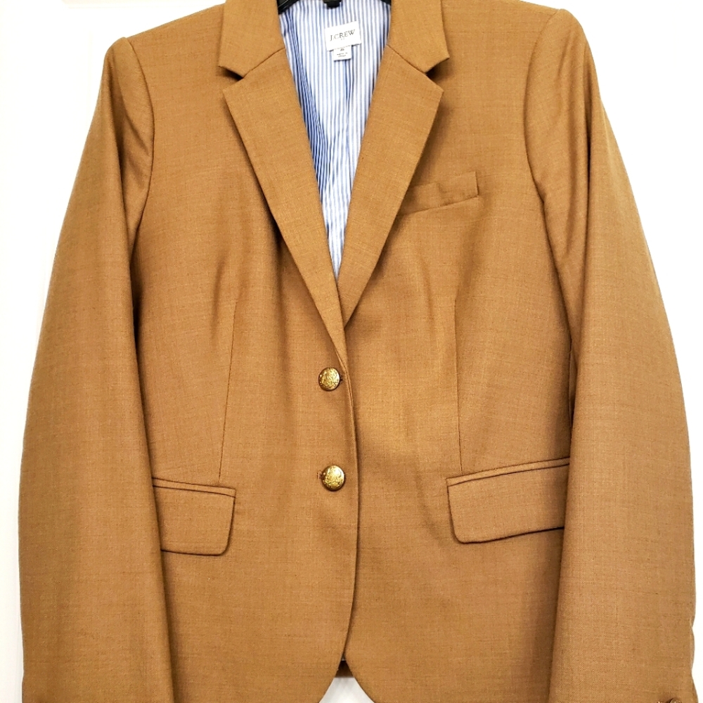 J. Crew Tan Classic Blazer